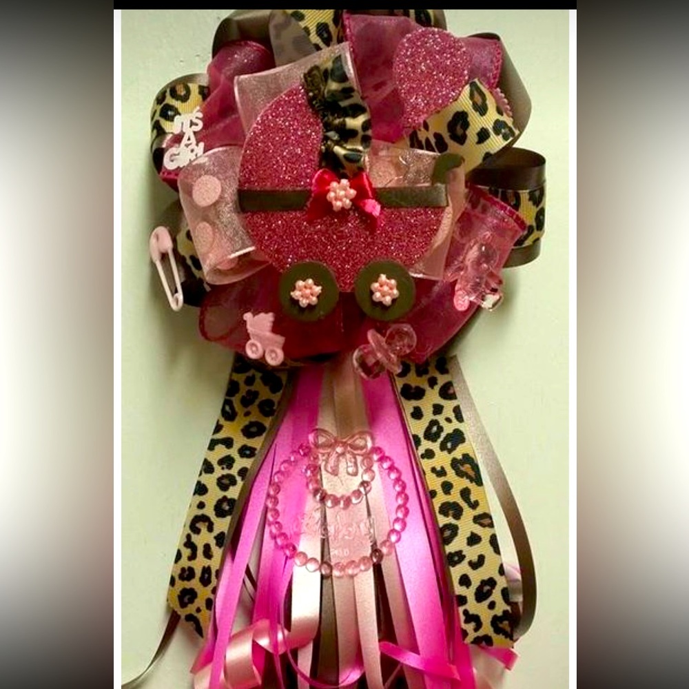 Corsage pink and brown